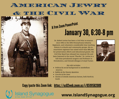 Banner Image for American Jewry and the Civil War by Dr. Robert Levine PowerPoint 