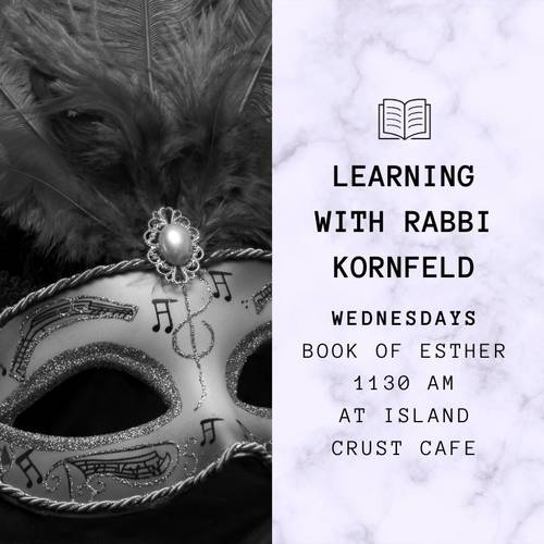 Banner Image for Learning with Rabbi Kornfeld - Book of Esther